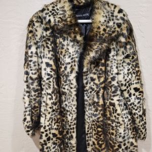 Faux fur coat